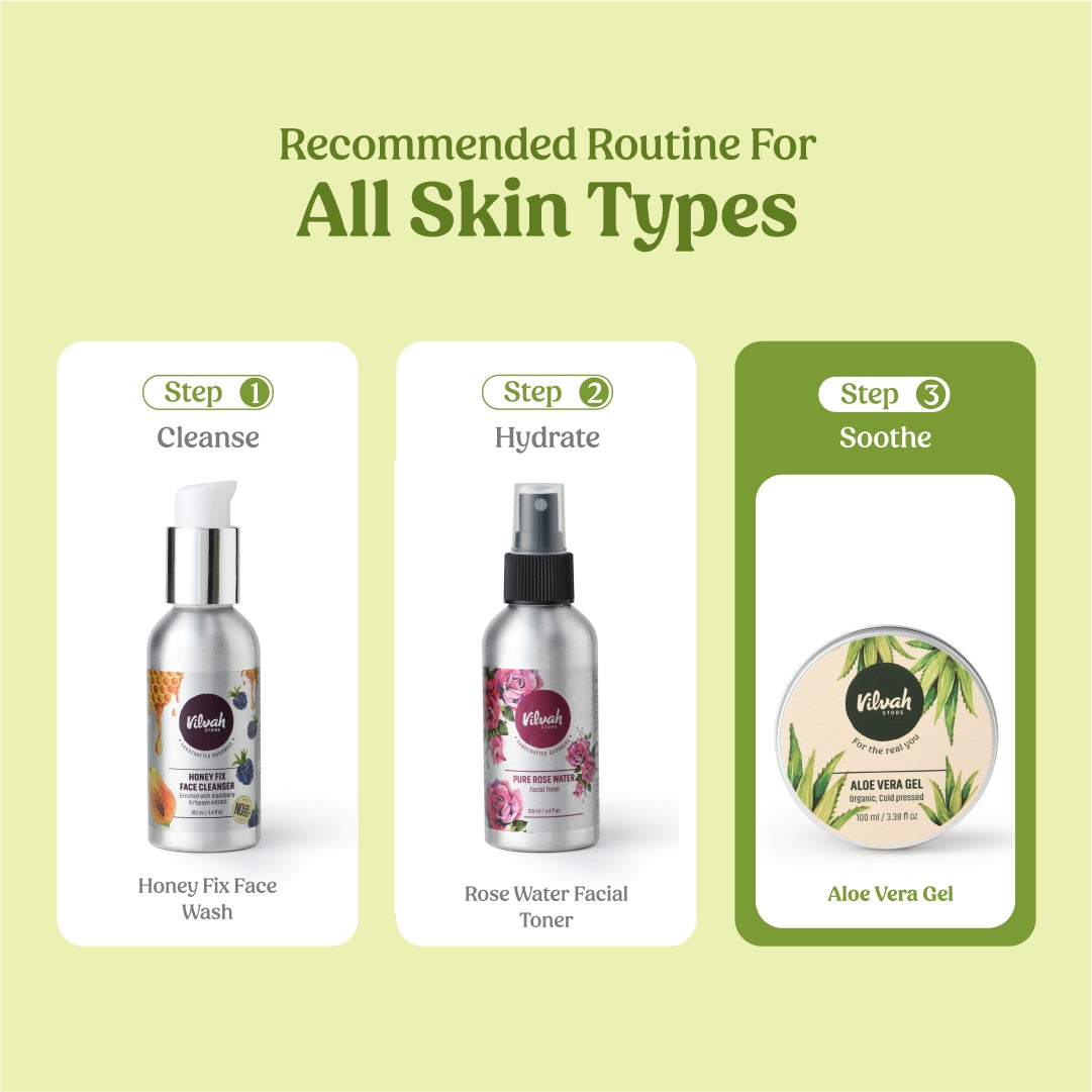 face care routine for all skin types - Vilvah