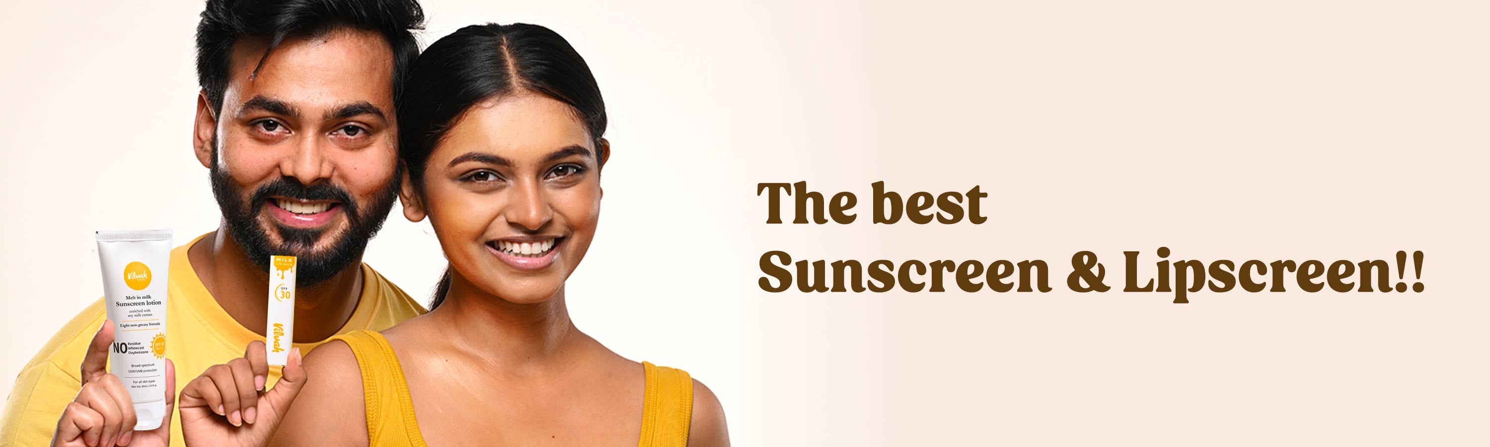 best sunscreen and best lipscreen from Vilvah