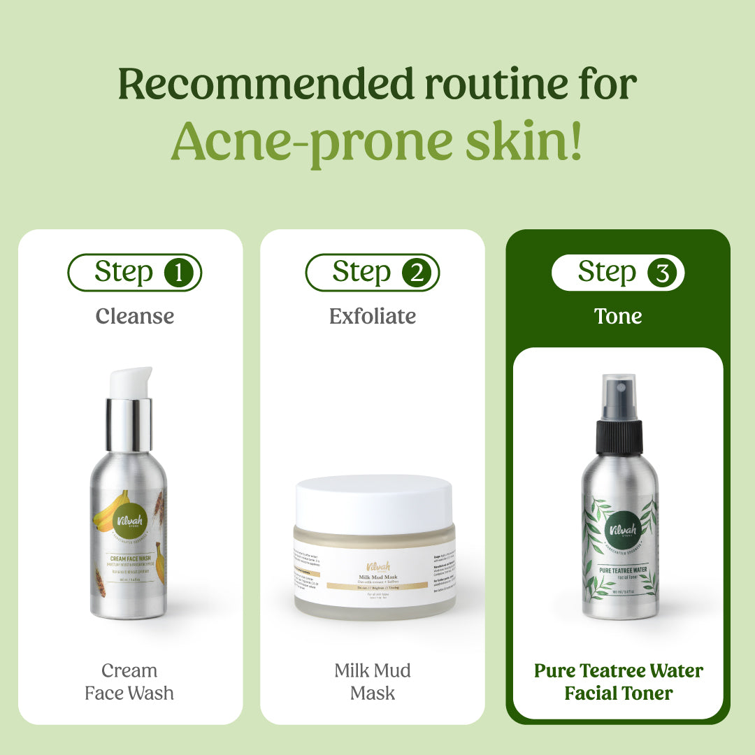 face care routine for acne-prone skin - Vilvah