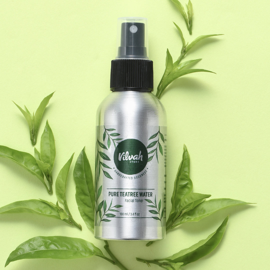 tea tree water facial toner - Vilvah