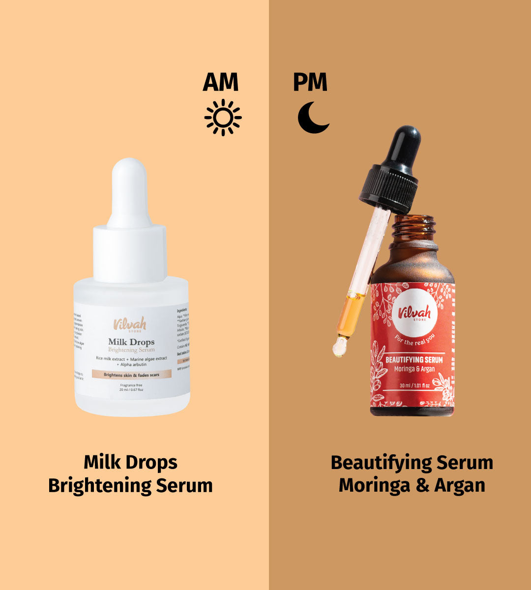 how to apply face serum in AM-PM routine