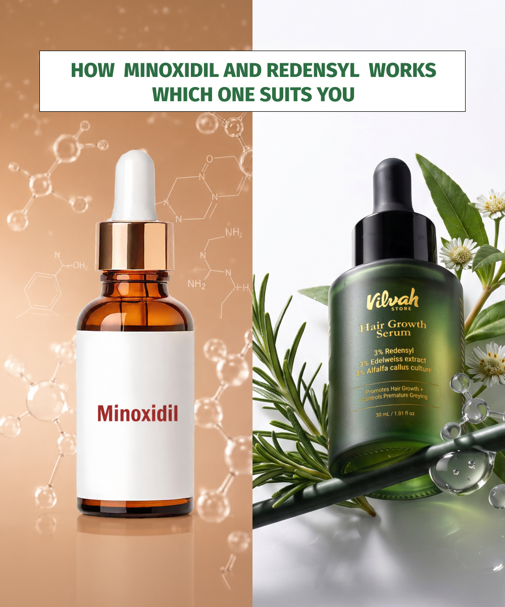 Redensyl vs Minoxidil: How Each One Works and Which One Suits You