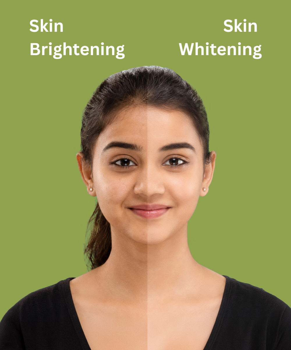 skin brightening vs skin whitening