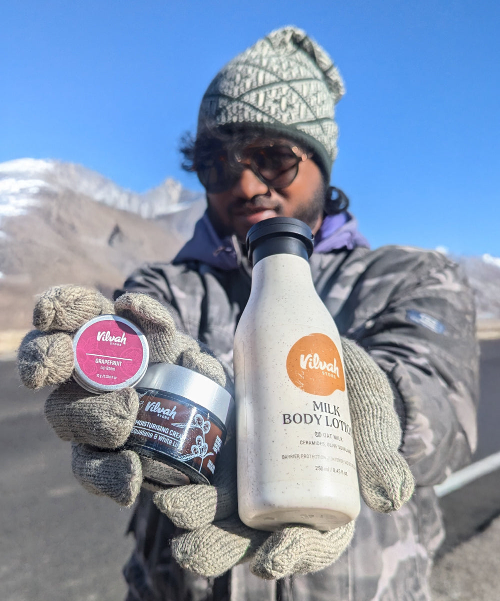 skincare for winters - Vilvah winter essentials