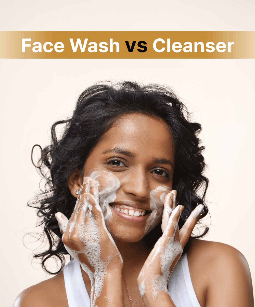 face wash vs cleanser
