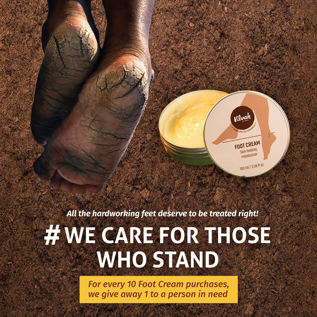 foot cream for cracked heels​ - Vilvah