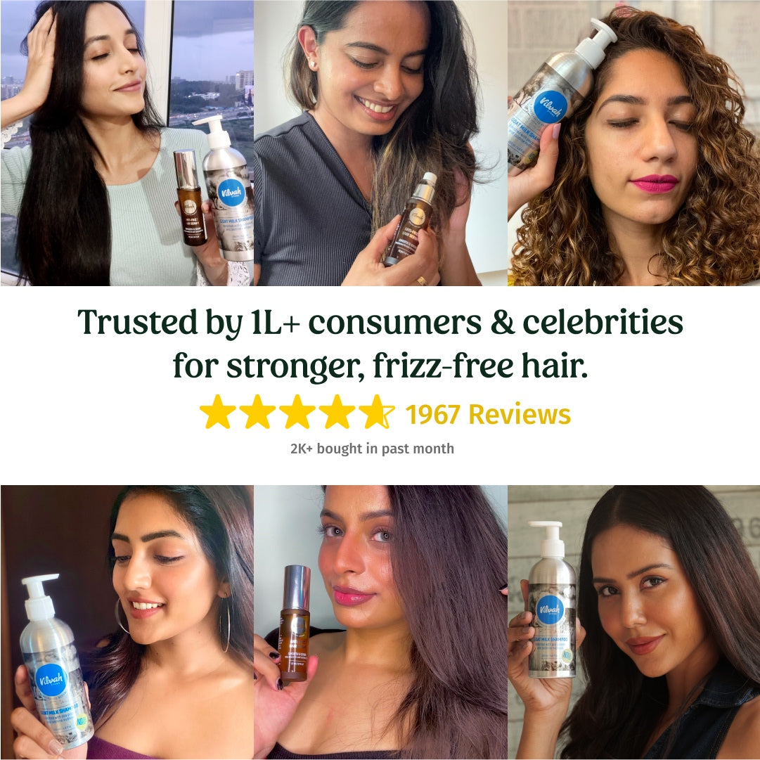 Vilvah Shampoo and Hair Serum Combo reviews and star ratings