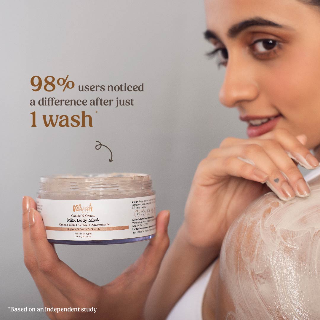 cookie n cream body mask reviews - Vilvah