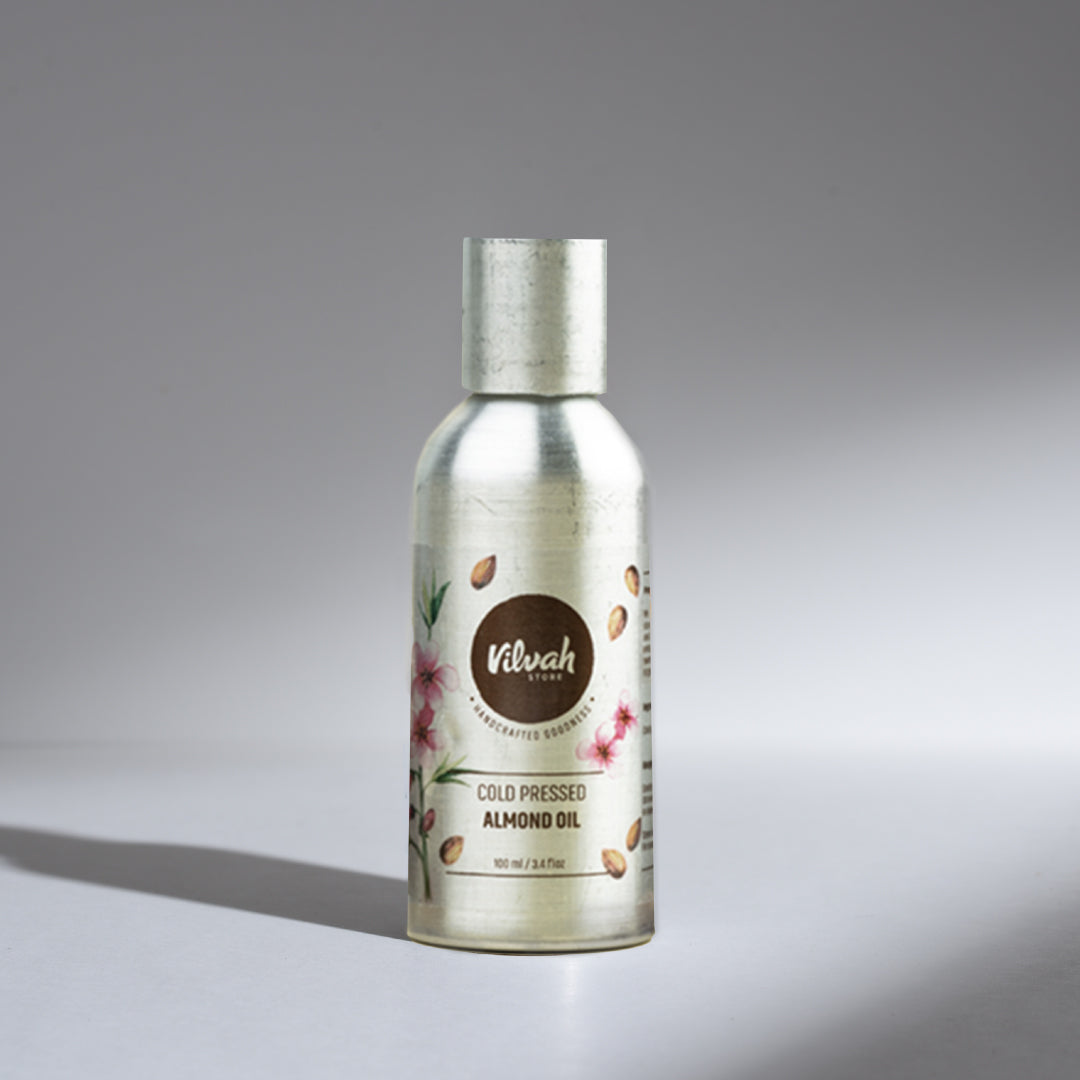 cold pressed almond oil - Vilvah