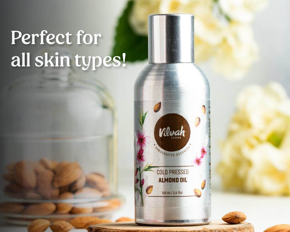 how to use cold pressed almond oil - Vilvah