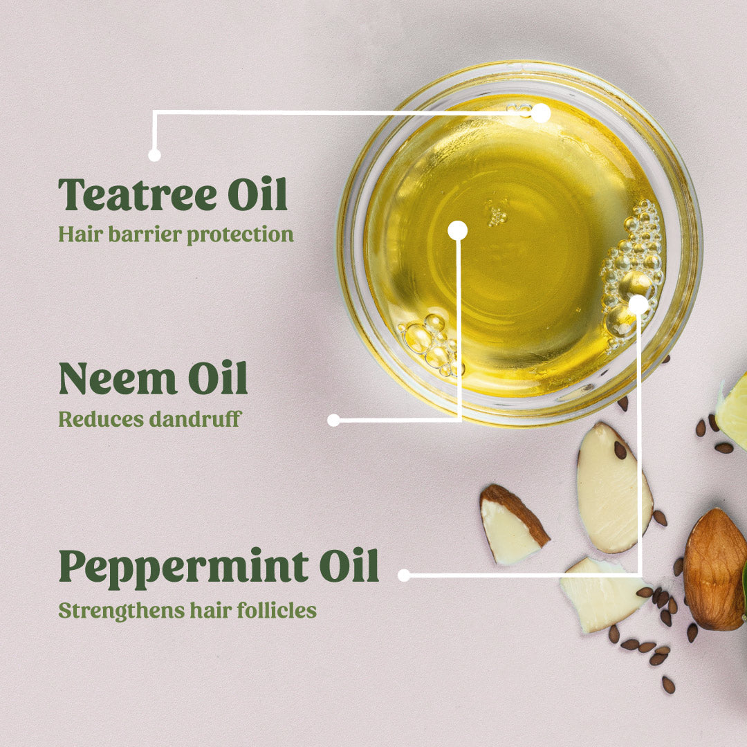 Vilvah's anti-dandruff hair oil ingredients