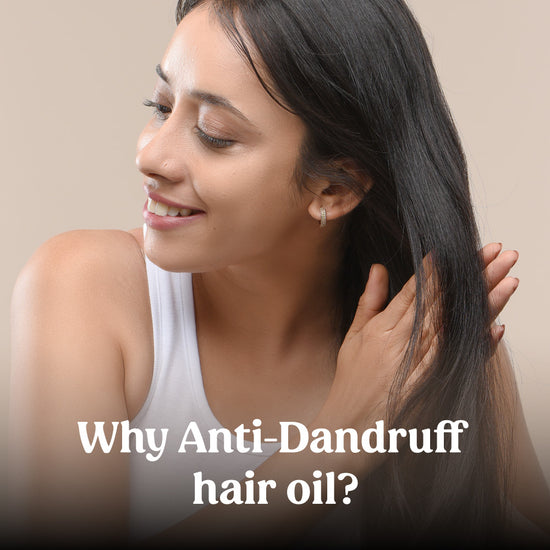 Vilvah's anti-dandruff hair oil benefits