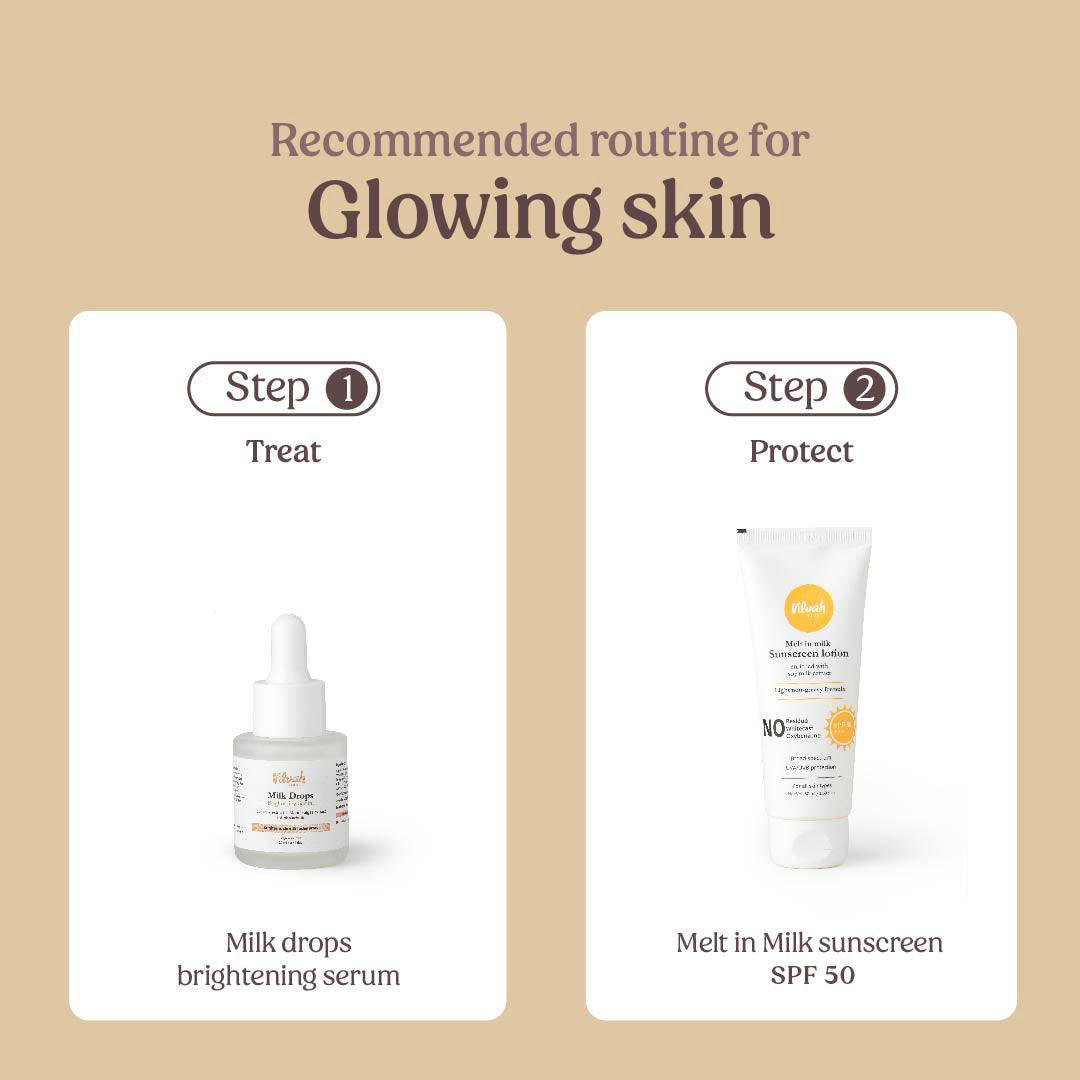 skin brightening routine for glowing skin - Vilvah