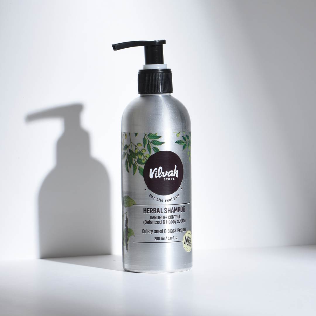 Herbal Shampoo (Dandruff Control) 200ml - Vilvah