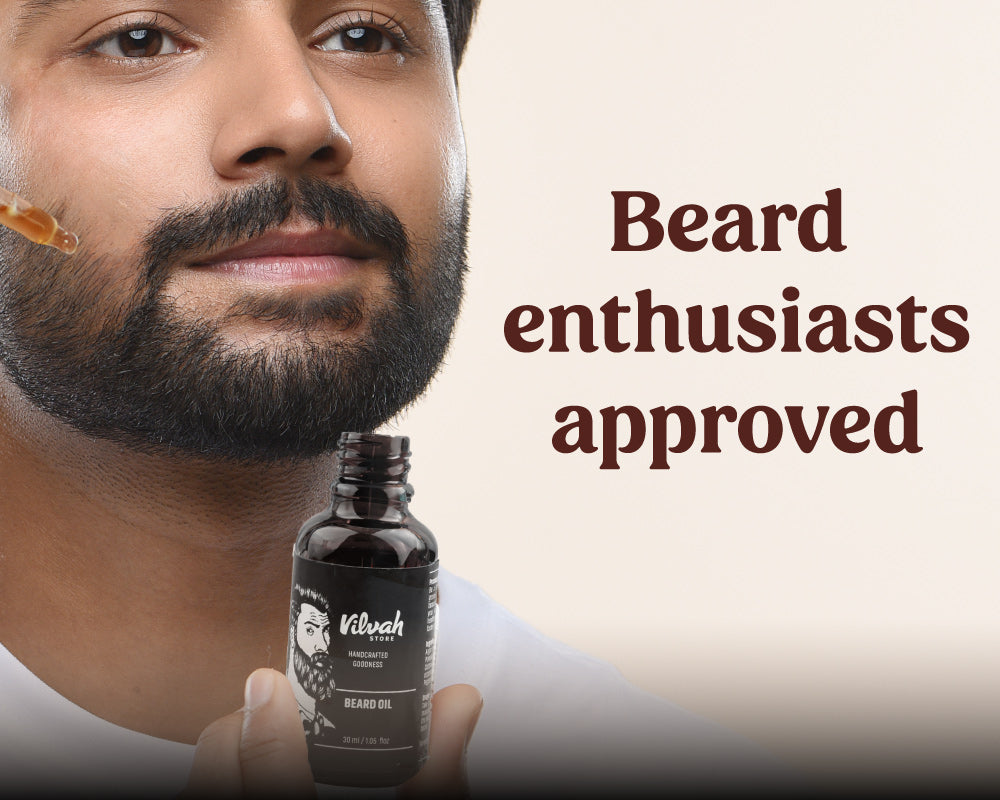 how to use beard oil - Vilvah