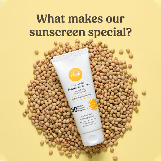 benefits of Melt-in-Milk Sunscreen SPF 50 PA+++ Vilvah