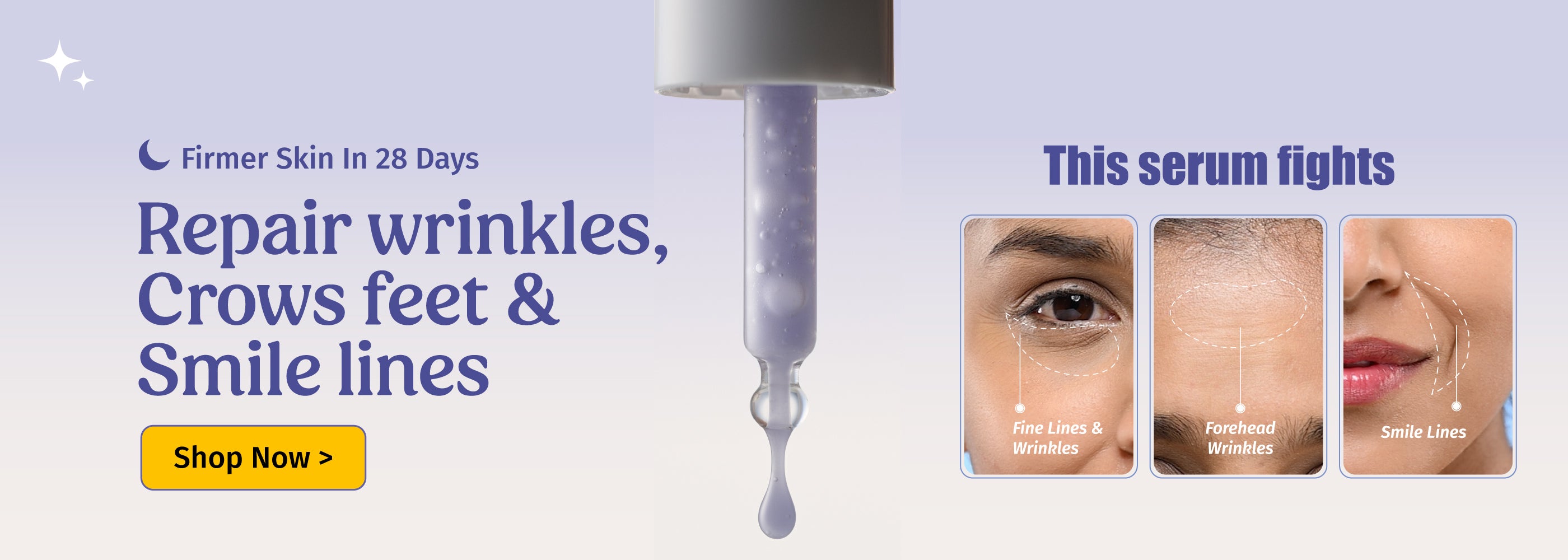 vilvah better aging serum fights wrinkles, fine lines