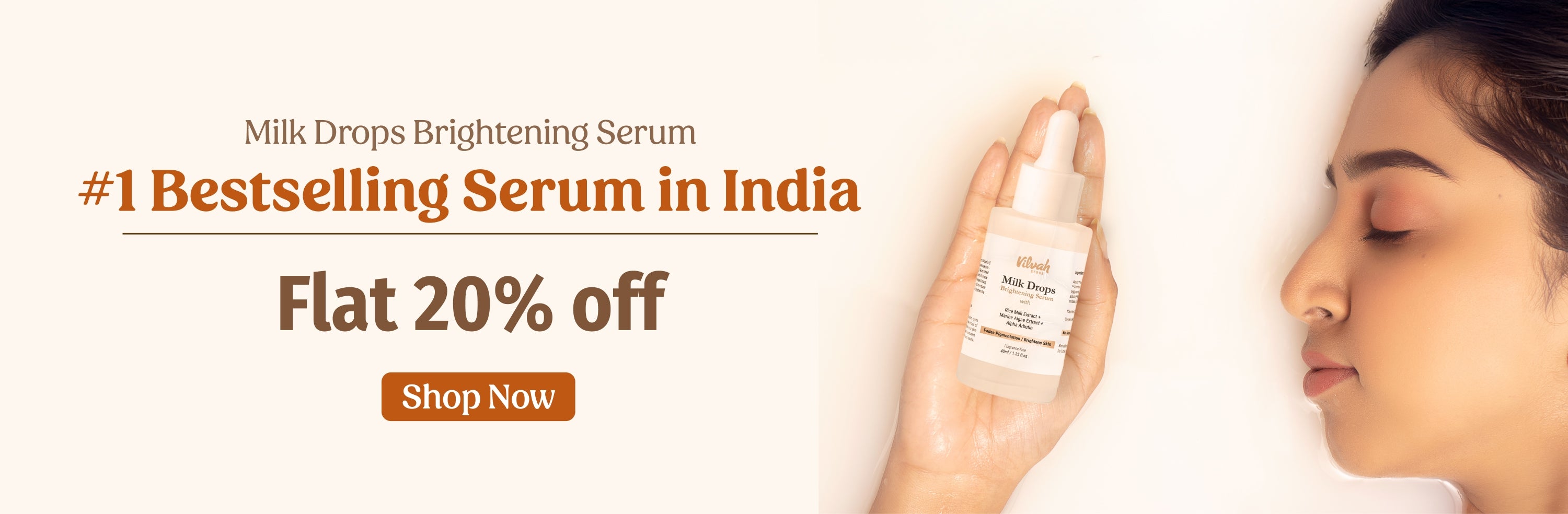best brightening serum in india - vilvah