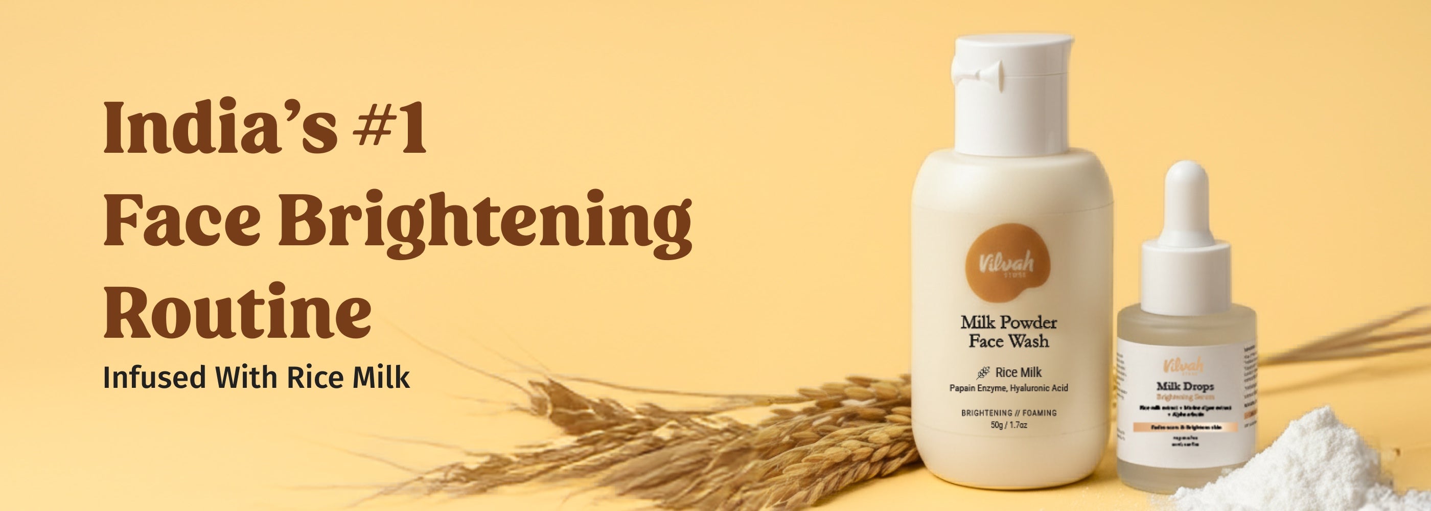 Vilvah Face Brightening Routine