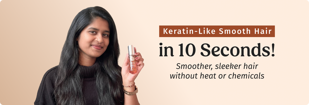 Keratin-like Smooth Hair in 10 Seconds