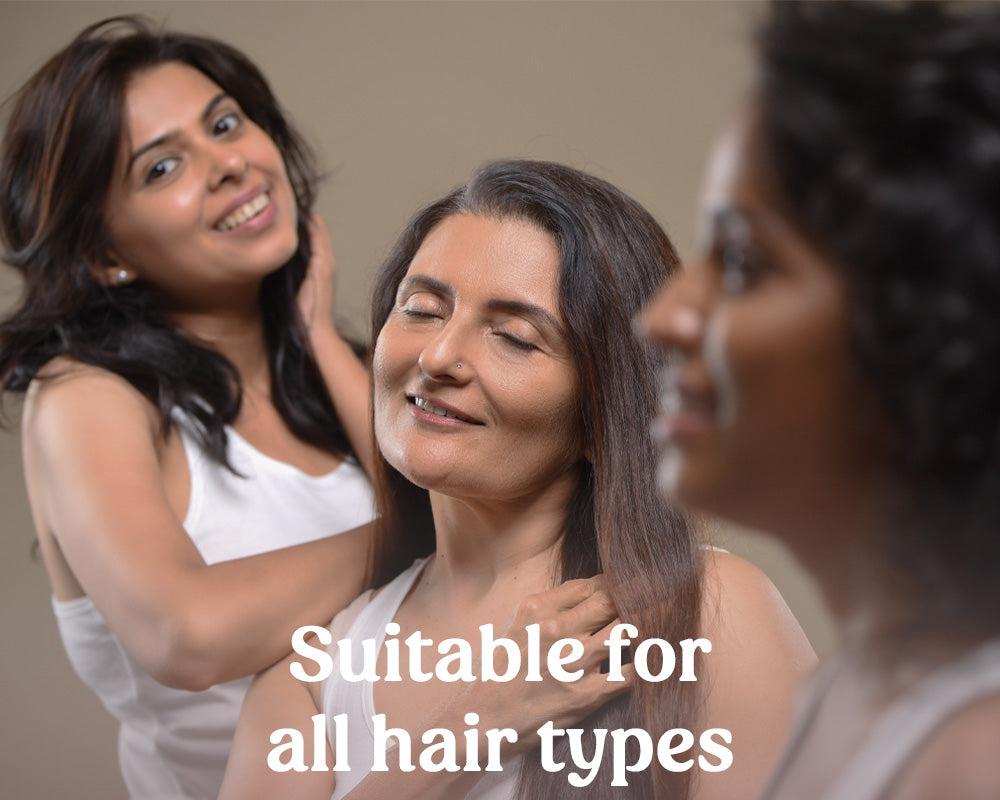 how to use goat milk hair combo - Vilvah