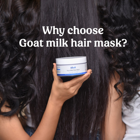 Vilvah's goatmilk hair mask benefits