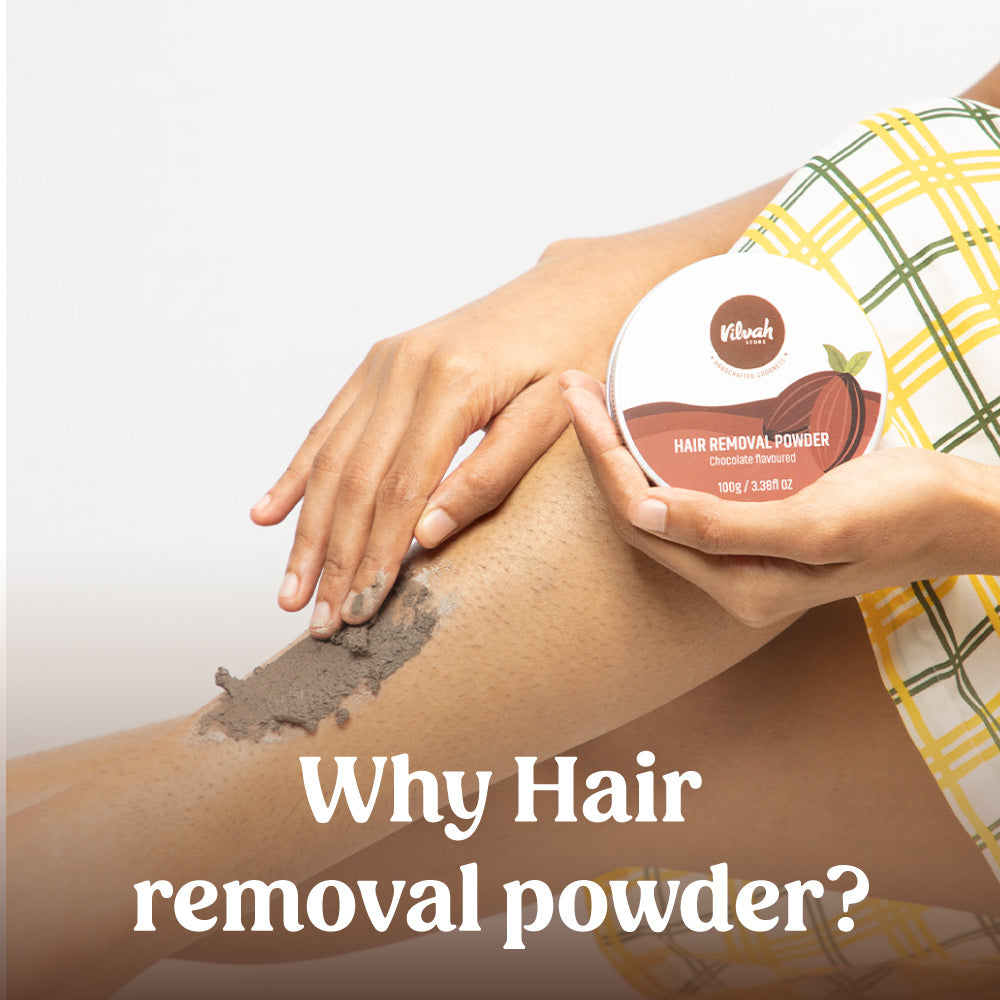 Buy Vilvah hair removal powder online for men and women