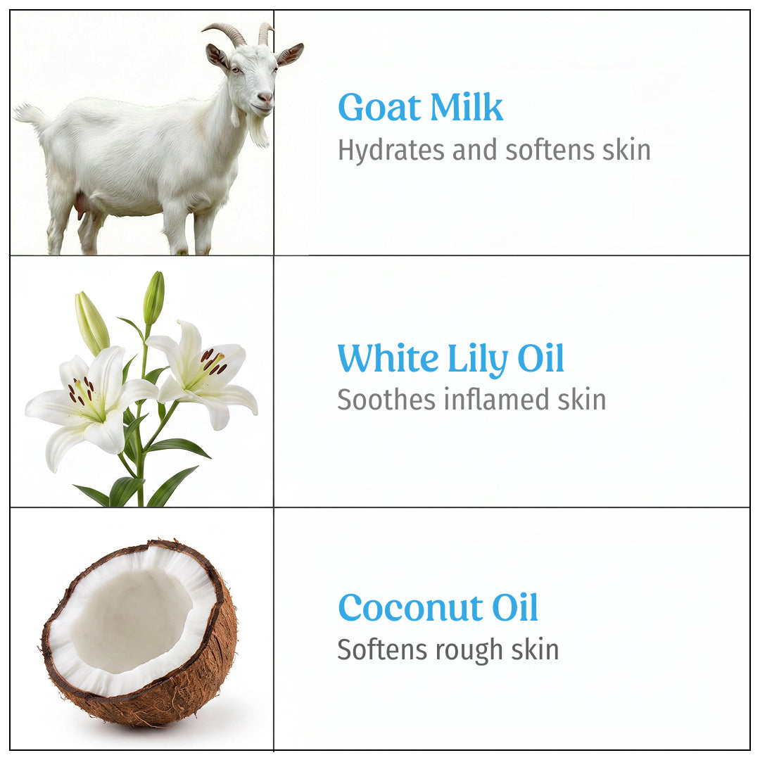Ingredients of Goat Milk Body Wash