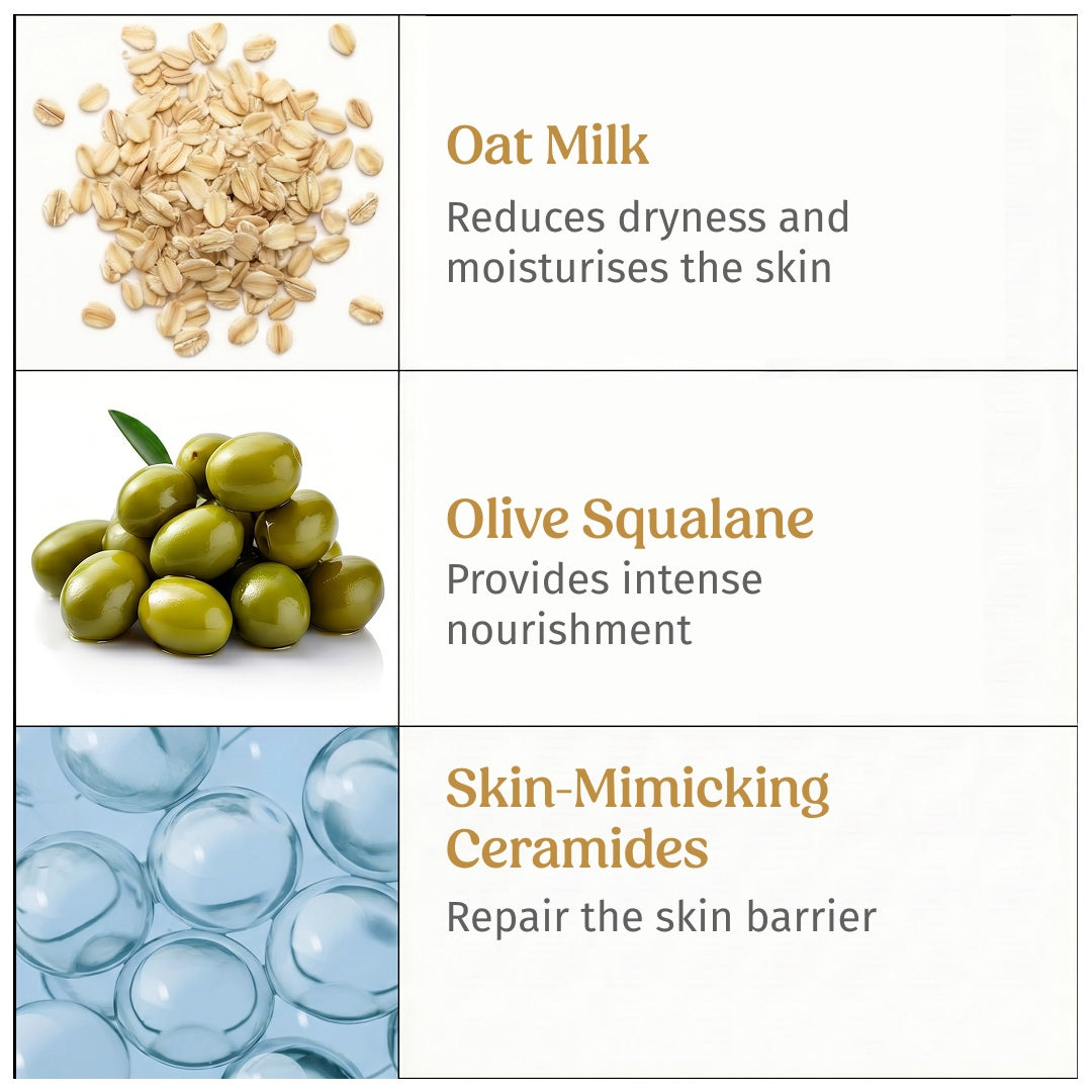 ingredients of vilvah milk body lotion