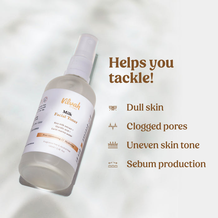 Best Milk Face Toner for Dry & Oily Skin Vilvah