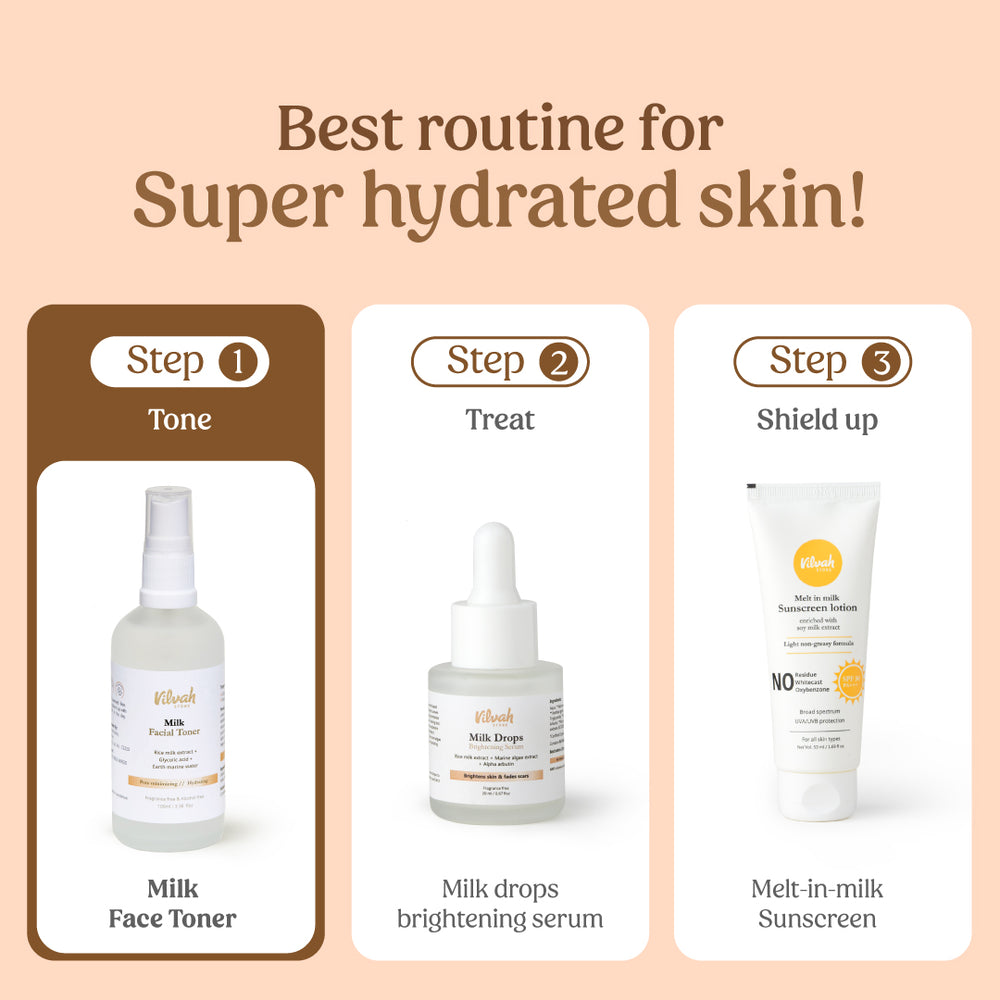 Best Milk Face Toner for Dry & Oily Skin Vilvah