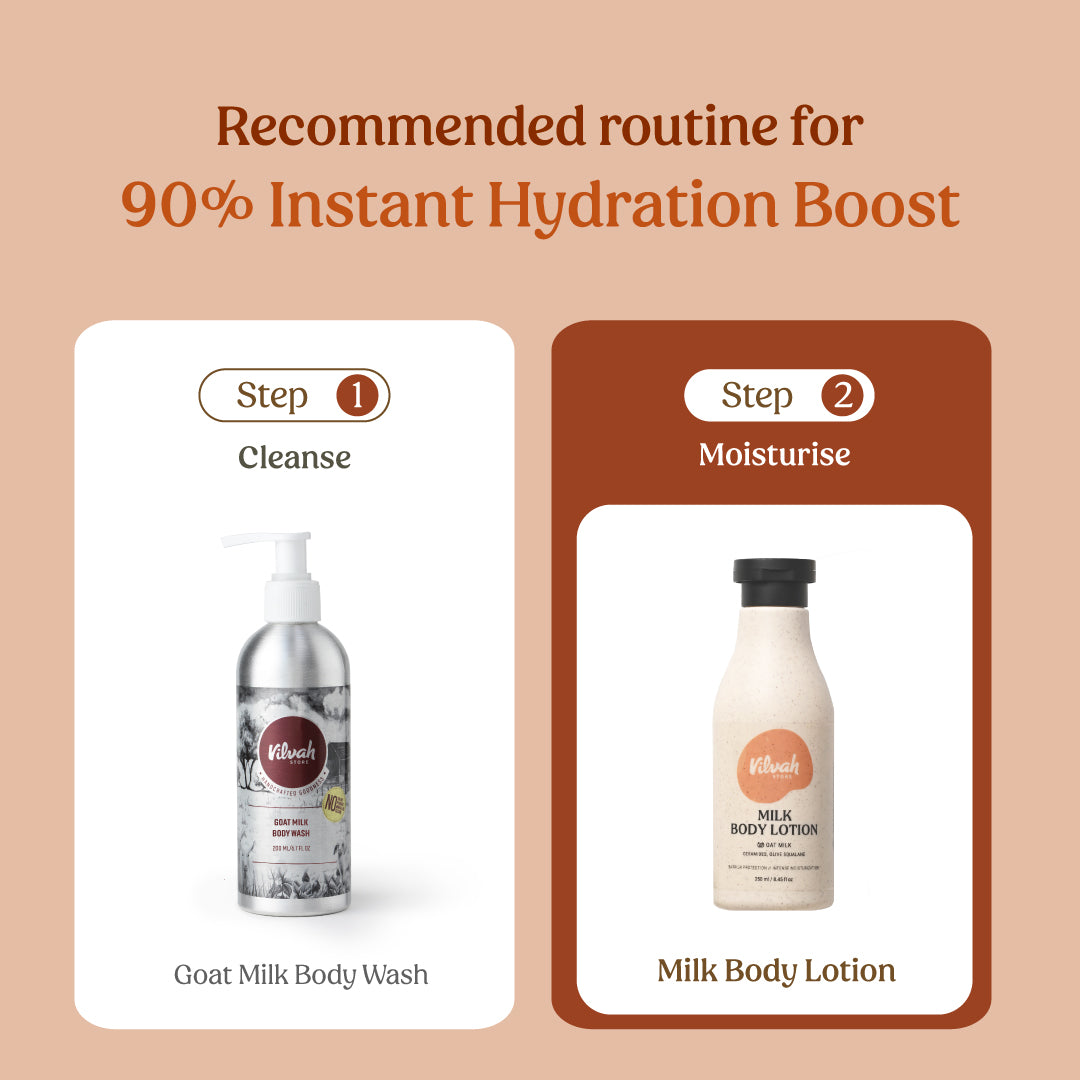 body care routine for hydration boost - Vilvah