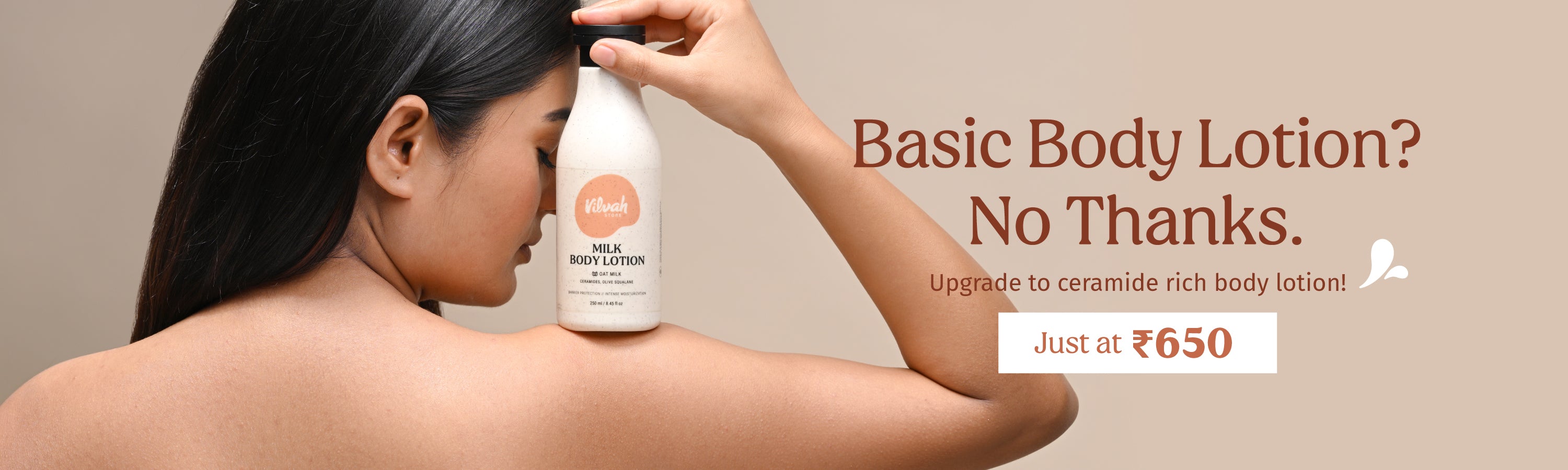 ceramide rich body lotion - Vilvah