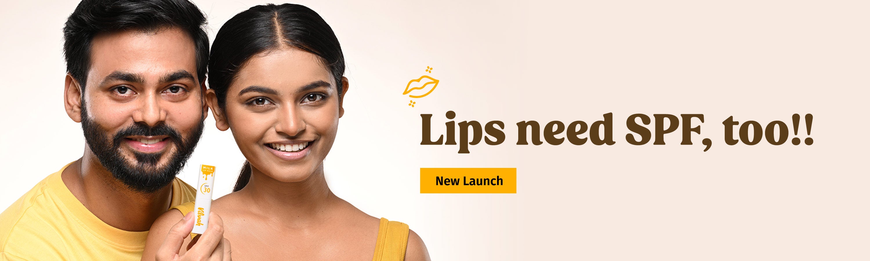 milk lip balm with SPF 30