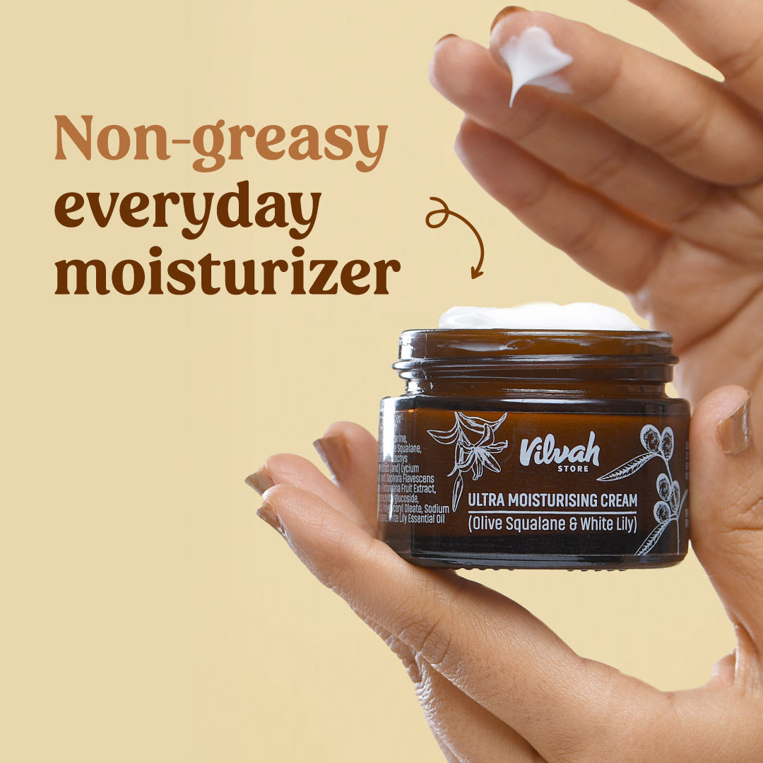 non-greasy moisturizer cream vilvah