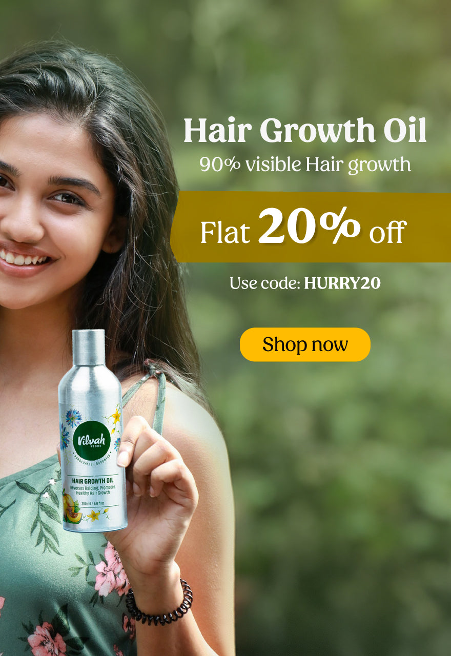 Buy Vilvah Store Hair Fall Control Combo | 200 ML Herbal Shampoo (Dandruff  Control) + 100 ML Hair Growth Oil | Promotes Hair Growth and Reduces Hair  Fall | 300 ML Online