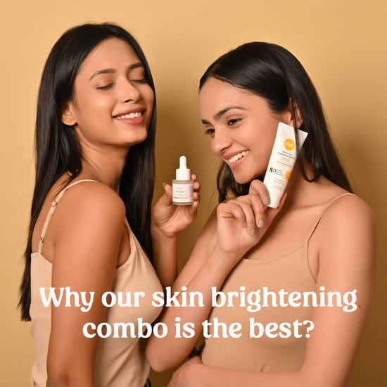 benefits of Vilvah's skin brightening combo