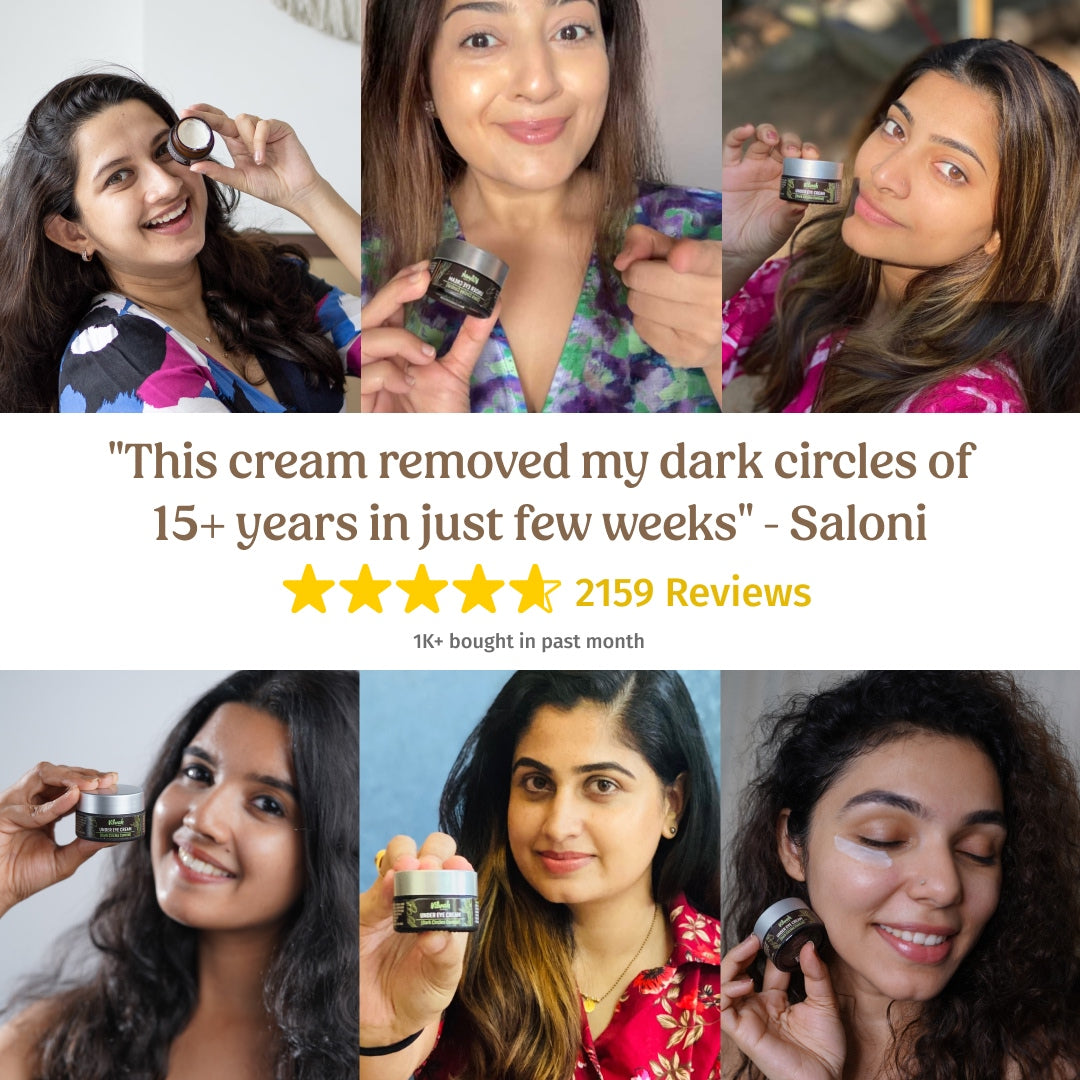 star ratings and reviews of vilvah under eye cream