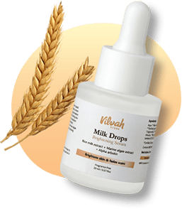 vilvah milk drops brightening serum