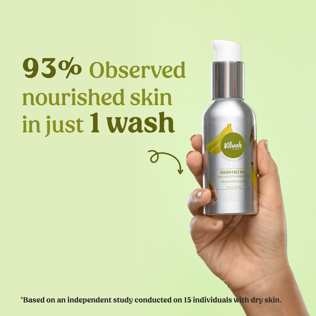 cream face wash usage