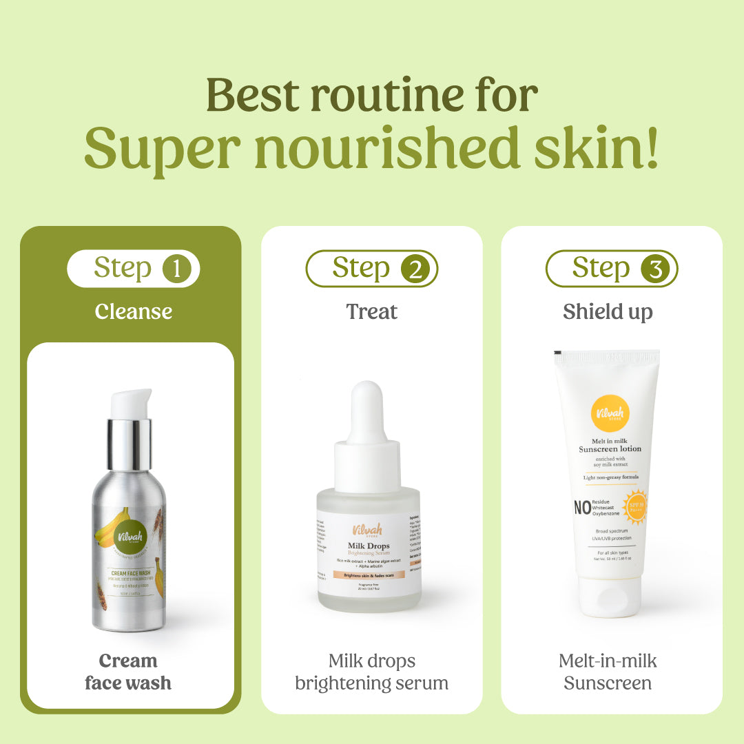 face care routine for super nourished skin - Vilvah