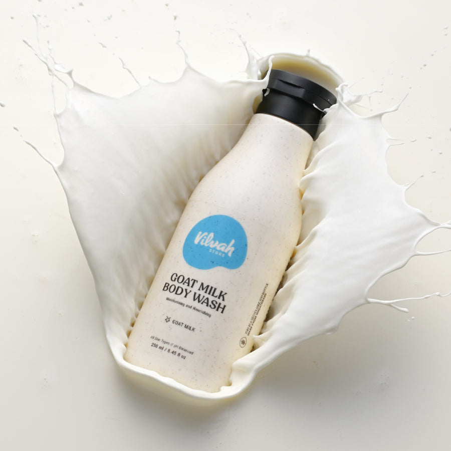 goat milk body wash - Vilvah