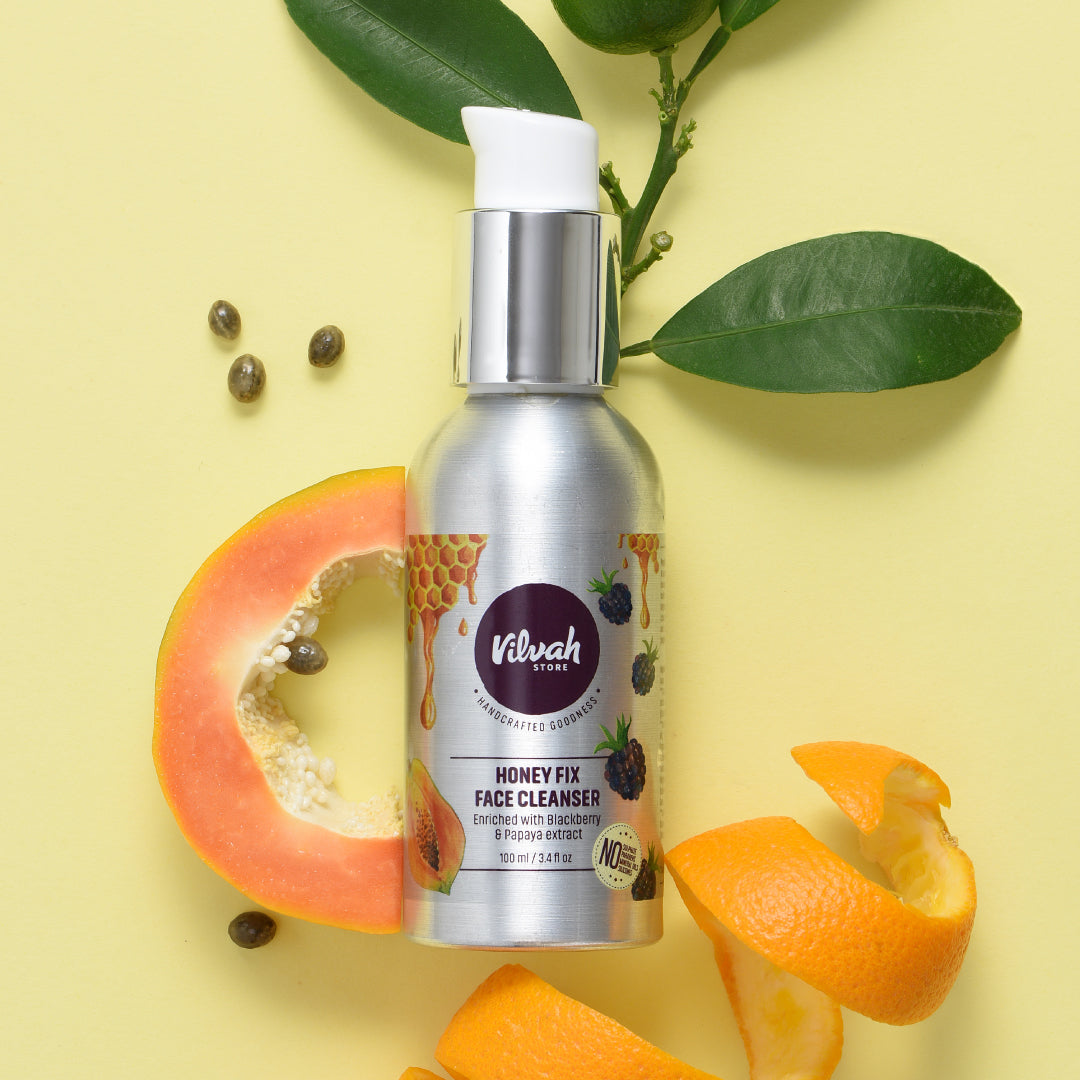 vilvah honey fix face wash