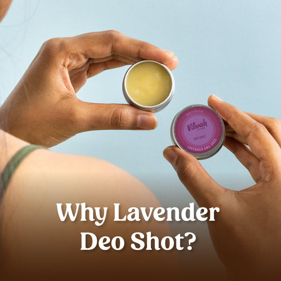 benefits of deo shot lavendar and sage - Vilvah