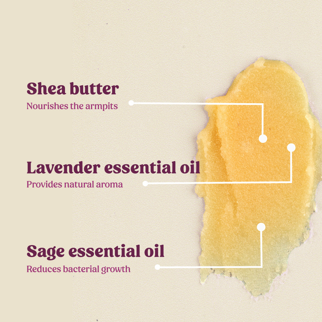ingredients of deo shot lavendar and sage - Vilvah