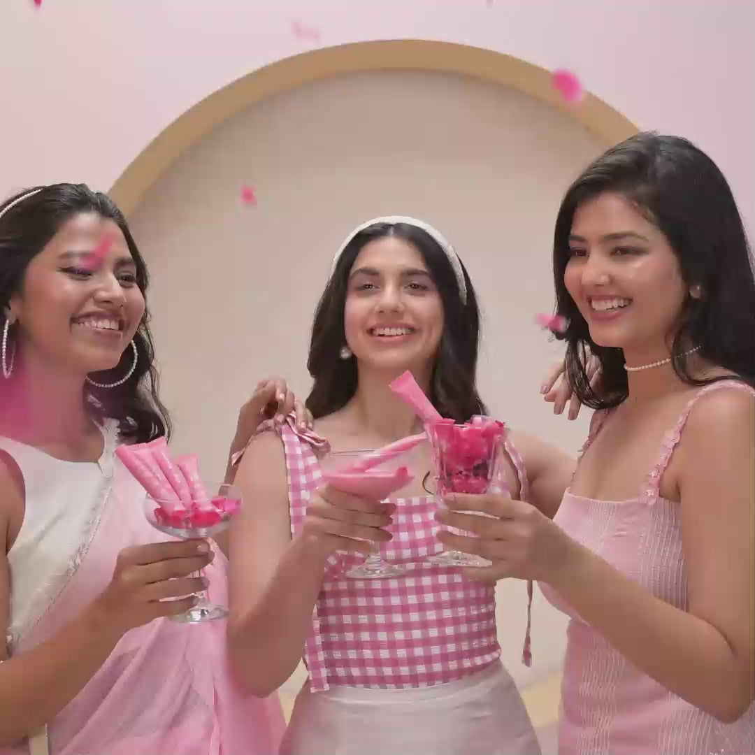 rose milk lip balm video - vilvah x annapoorna