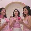 rose milk lip balm video - vilvah x annapoorna