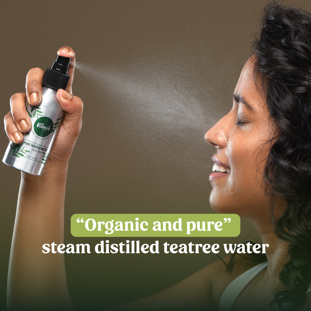 tea tree water facial toner spray​ - Vilvah