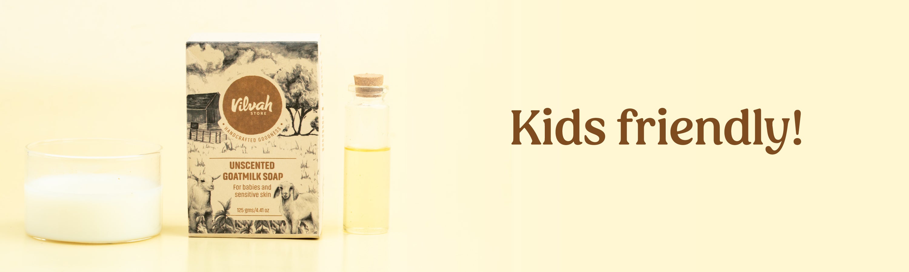 kids friendly goatmilk soap - Vilvah