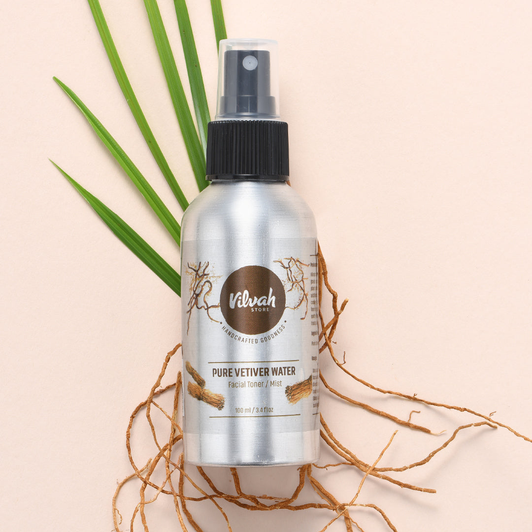 vetiver water facial toner - Vilvah